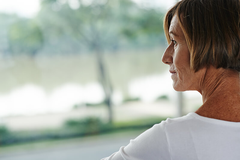 Woman in need of dual diagnosis treatment