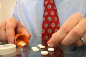 Man Struggling with Prescription Painkiller Addiction