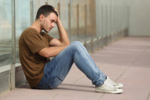 Depressed Man Wondering Where to Find Help for Codeine Addiction