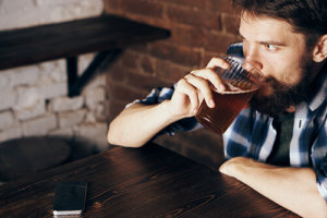 Man Drinking Who Needs an Alcohol Rehab in California