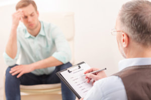 Man In A Professional Alcoholism Treatment Program
