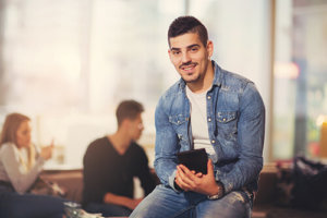 Man Searching for Drug Rehab Treatment Centers