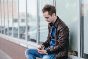 Man Exhibiting Signs of Drug Addiction