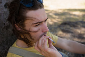 Man Struggling with Weed Addiction