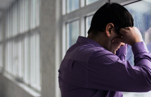 Man Struggling with Benzodiazepines' Side Effects