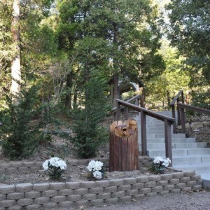 Stone Stairway Leading to Serenity Lodge