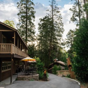 Outdoor Path Next To Residences