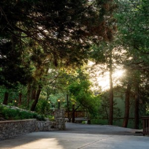 Outside Path at Serenity Lodge